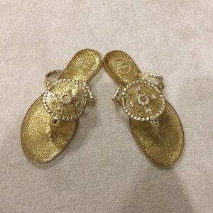 Authentic Jack Rogers jelly flip flops